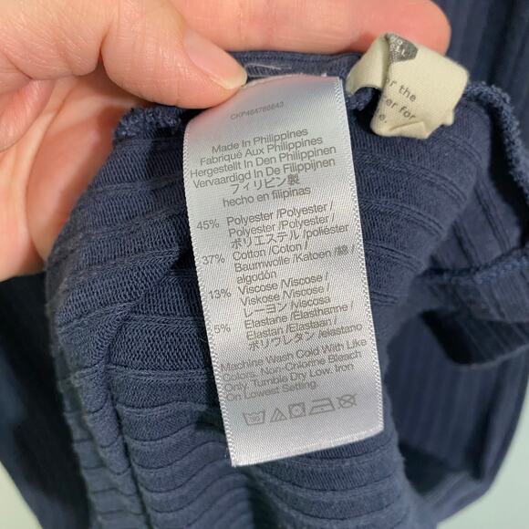 Madewell Women's Blue Button Front Midi Shirt Dress Size S #NH091 - Picture 6 of 7